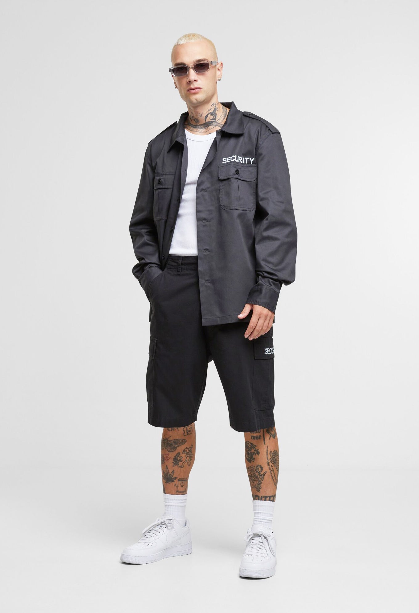 Pantaloni Scurti Ripstop Security BDU Negru Brandit - Confort Operativ
