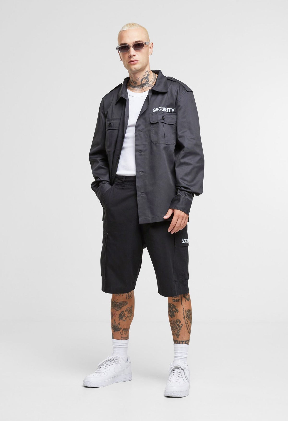 Pantaloni Scurti Ripstop Security BDU Negru Brandit - Confort Operativ