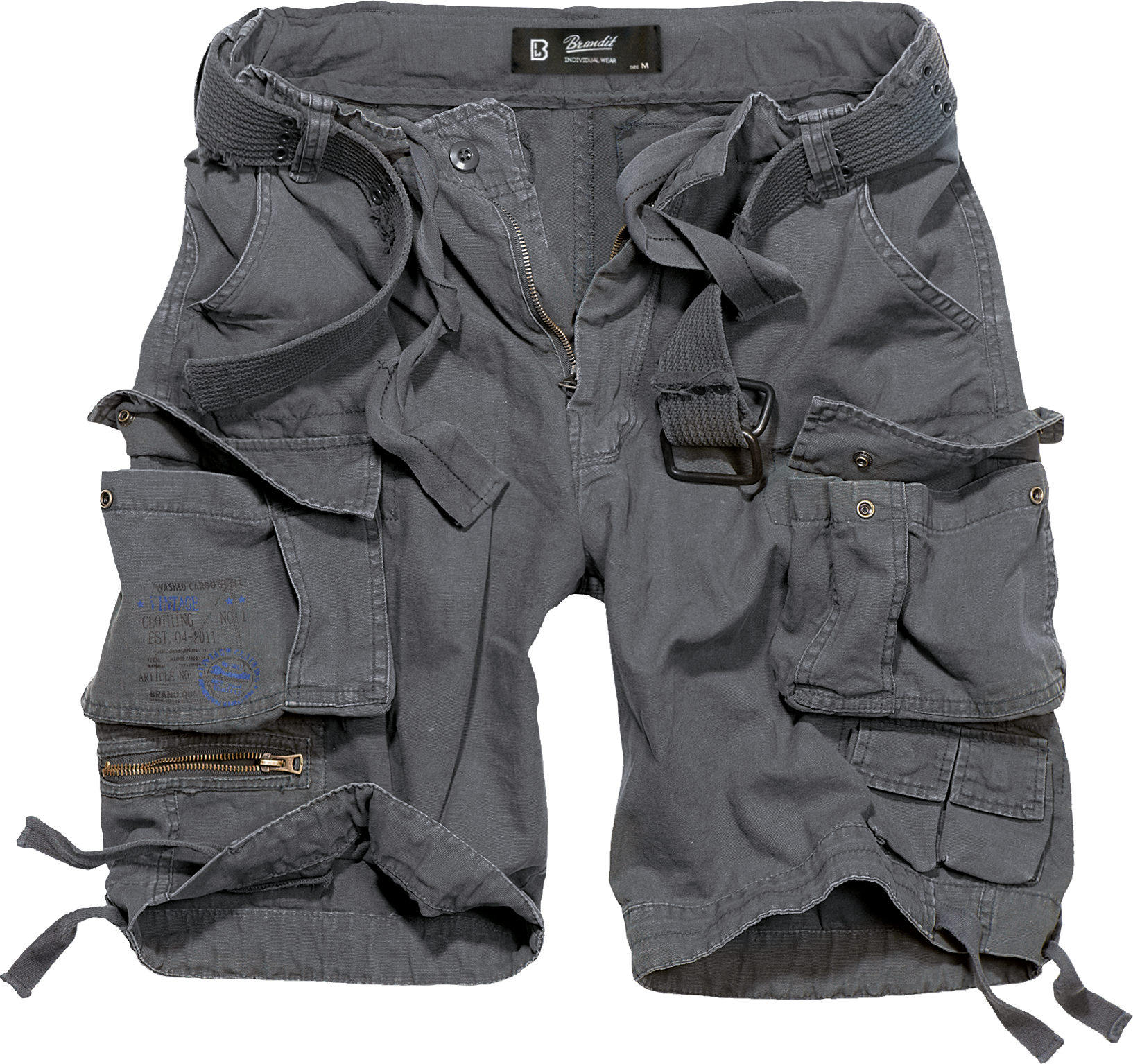 Pantaloni Scurti Savage Vintage Anthracite Brandit - Versatilitate