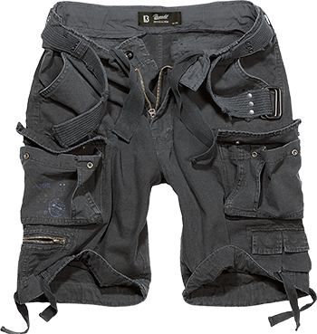 Pantaloni Scurti Savage Vintage Negru Brandit - Confort Tactic Zilnic