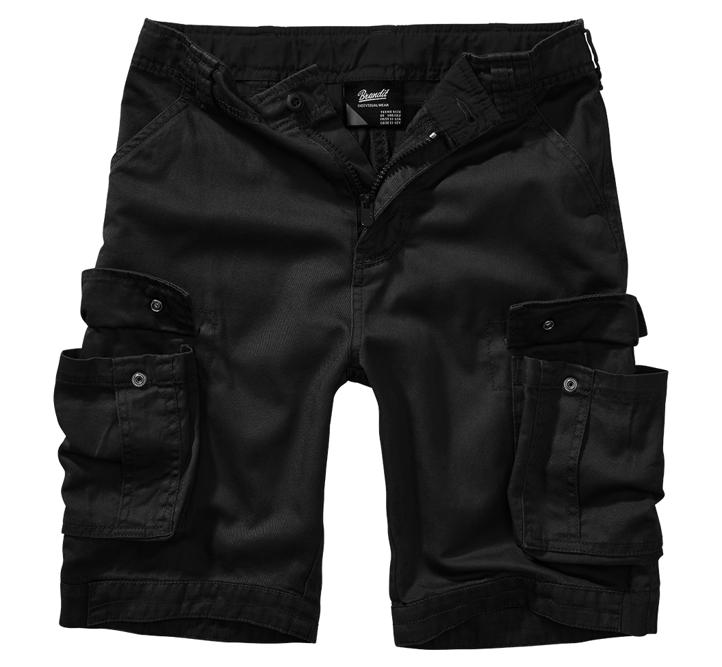 Pantaloni Scurti Urban Legend Negru Copii Brandit - Aventura Urbana