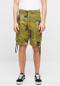 Pantaloni Scurti Urban Legend Swedish Camo/Olive/Blue Brandit - Confort Urban Tactic