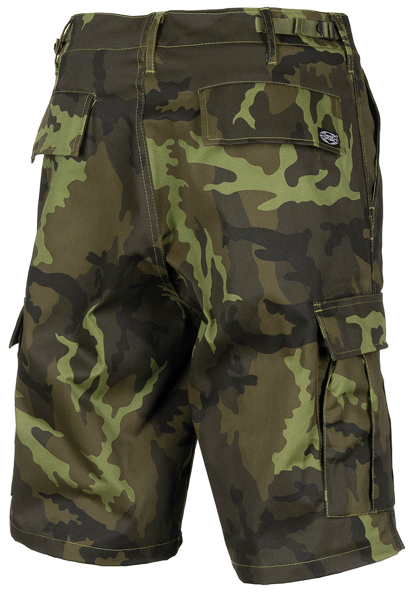Pantaloni Scurți US Bermuda BDU M 95 CZ Camo MFH - Talie ajustabilă, 6 Buzunare