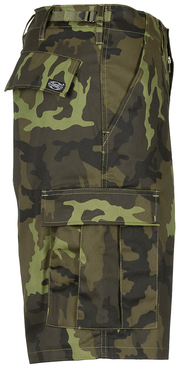 Pantaloni Scurți US Bermuda BDU M 95 CZ Camo MFH - Talie ajustabilă, 6 Buzunare