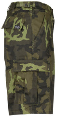 Pantaloni Scurți US Bermuda BDU M 95 CZ Camo MFH - Talie ajustabilă, 6 Buzunare
