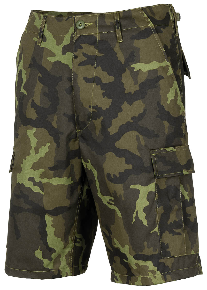 Pantaloni Scurți US Bermuda BDU M 95 CZ Camo MFH - Talie ajustabilă, 6 Buzunare
