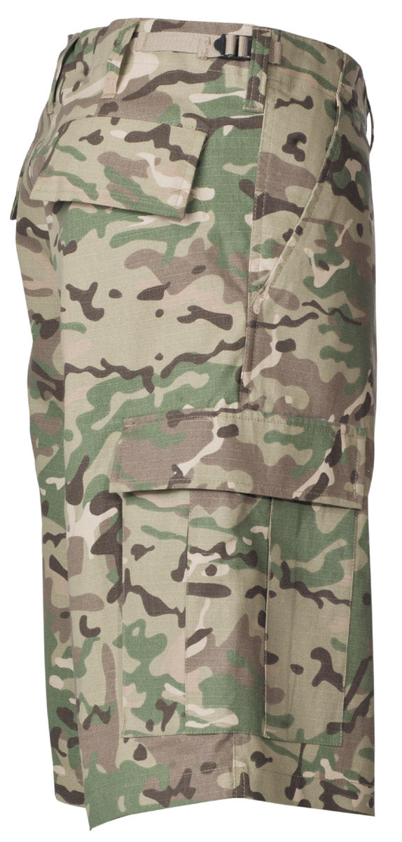 Pantaloni Scurți US Bermuda BDU Rip Stop Operation Camo MFH - Ripstop, 6 Buzunare