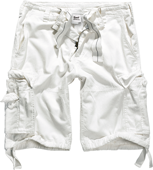 Pantaloni Scurti Vintage Alb Brandit - Confort Relaxat