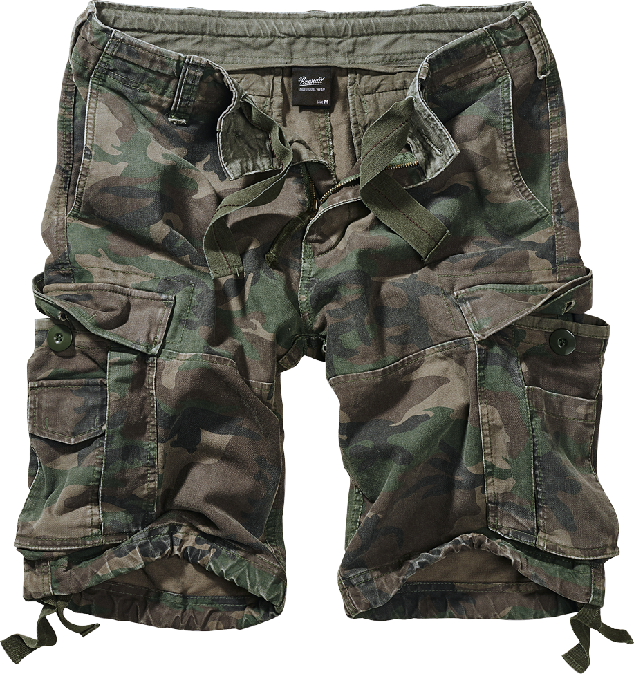 Pantaloni Scurti Vintage Woodland Brandit - Versatilitate Urbana