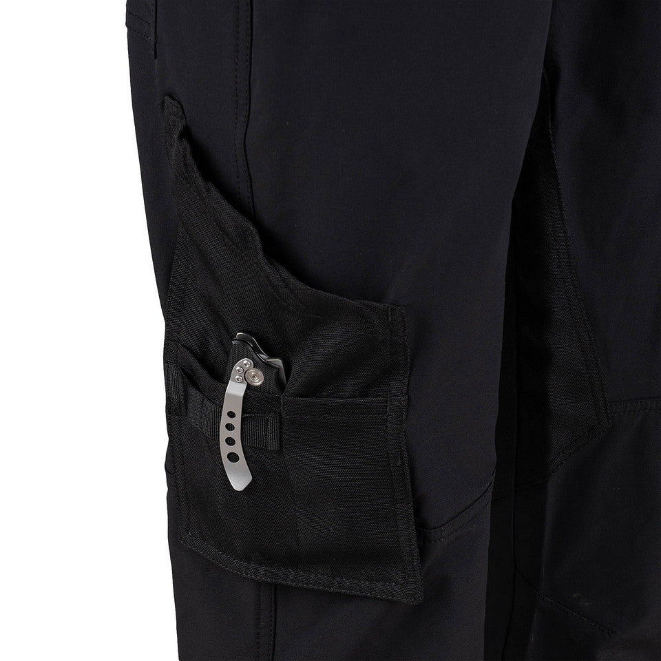 Pantaloni Secure Stretch Negri Fostex Garments - Libertate de Mișcare Fără Compromis
