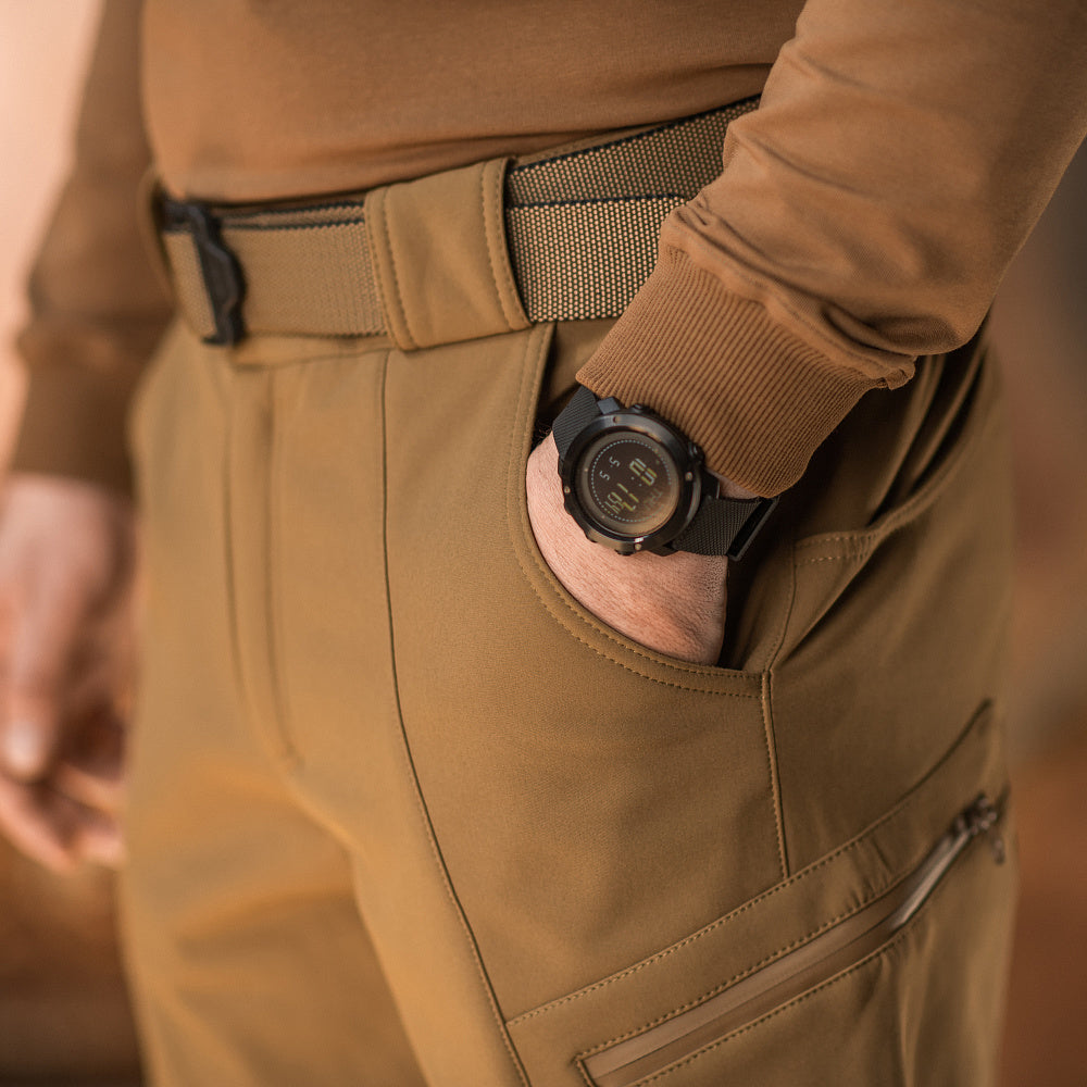 Pantaloni Soft Shell Iarnă M-Tac Coyote - Rezistență și Confort