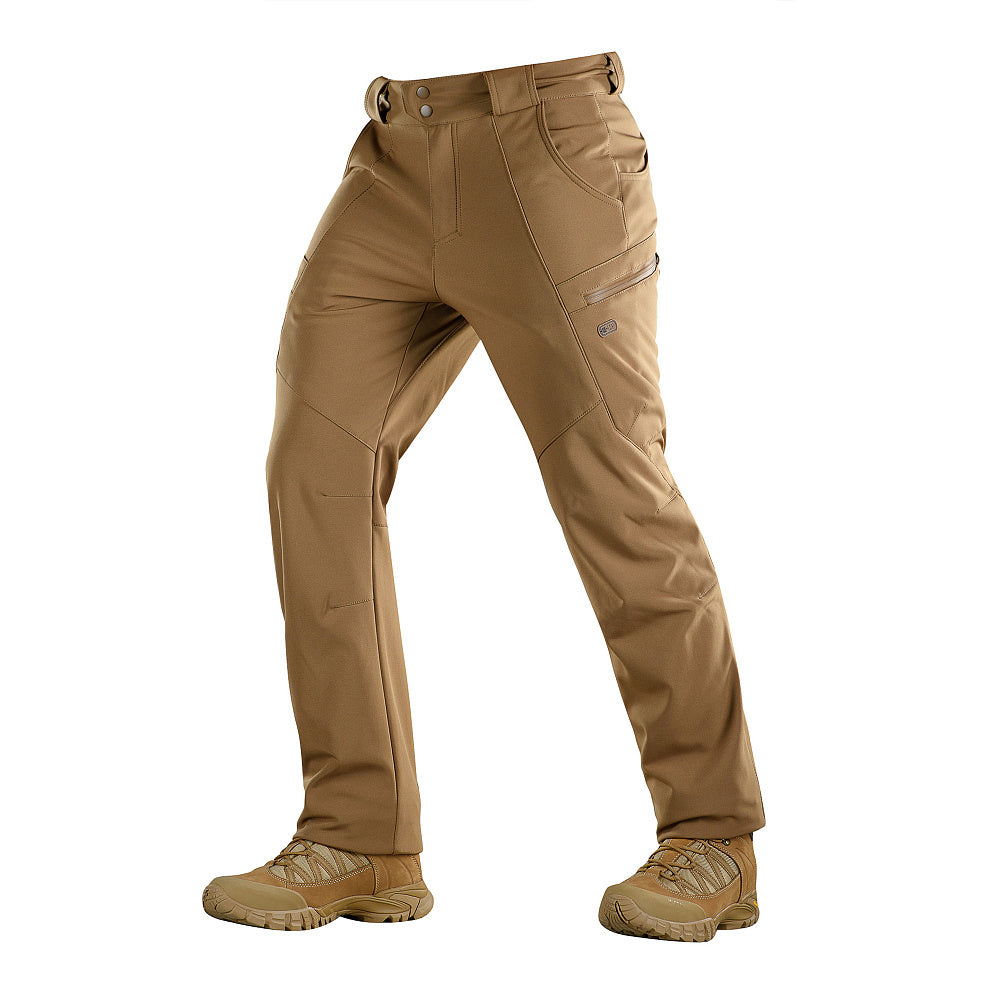 Pantaloni Soft Shell Iarnă M-Tac Coyote - Rezistență și Confort
