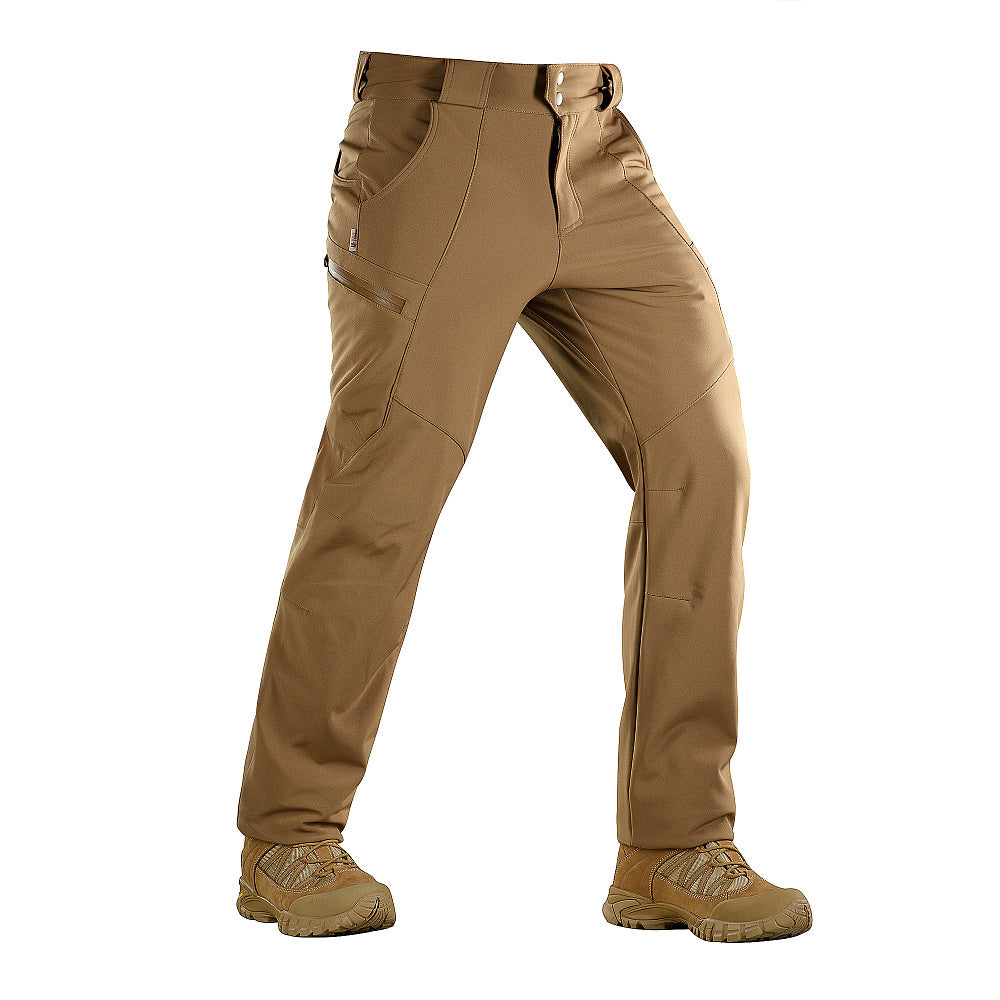 Pantaloni Soft Shell Iarnă M-Tac Coyote - Rezistență și Confort
