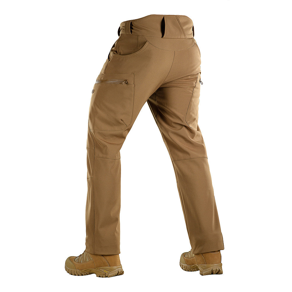 Pantaloni Soft Shell Iarnă M-Tac Coyote - Rezistență și Confort