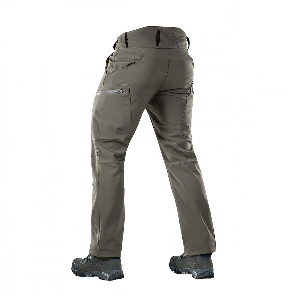 Pantaloni Soft Shell Iarnă M-Tac - Olive, Rezistenți și Călduroși
