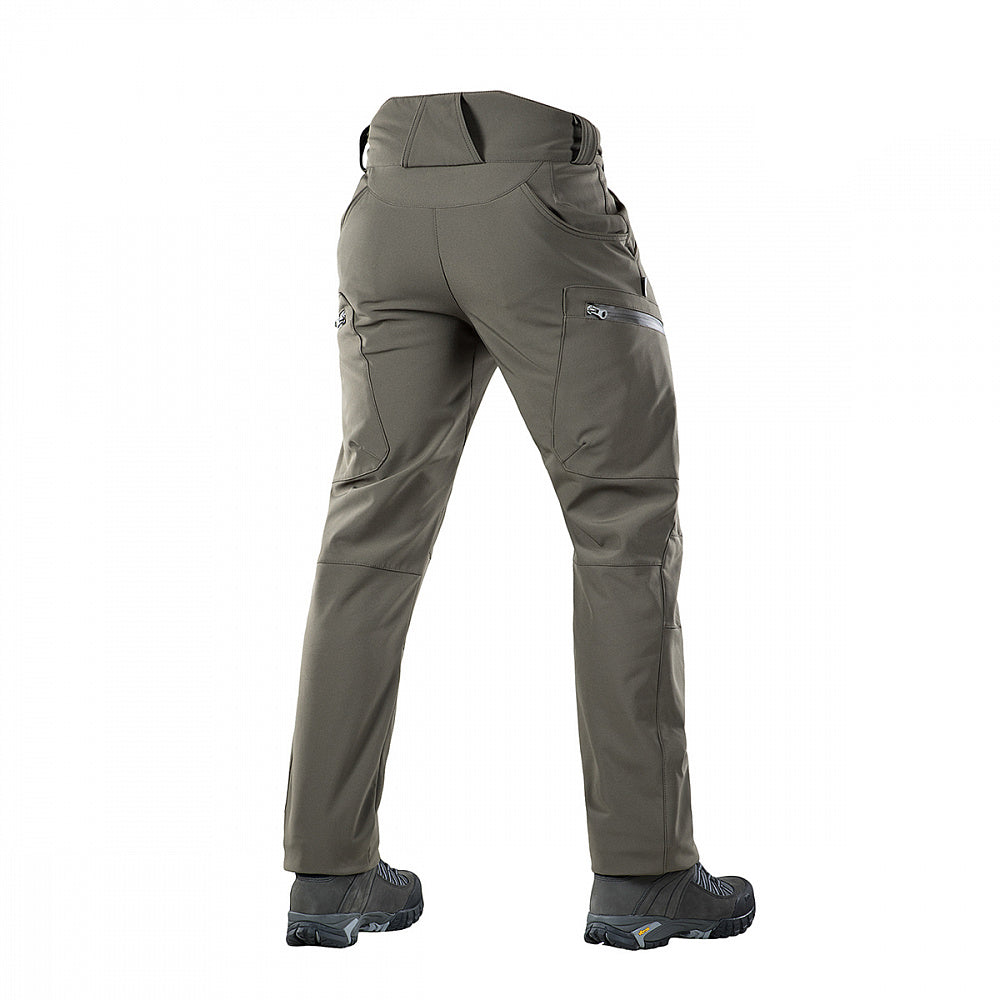 Pantaloni Soft Shell Iarnă M-Tac - Olive, Rezistenți și Călduroși