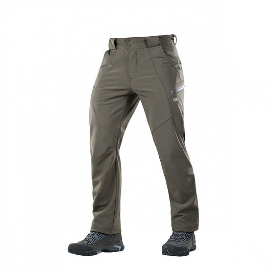 Pantaloni Soft Shell Iarnă M-Tac - Olive, Rezistenți și Călduroși