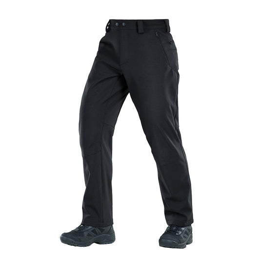Pantaloni Soft Shell Vent M-Tac - Negru, Rezistenți și Confortabili