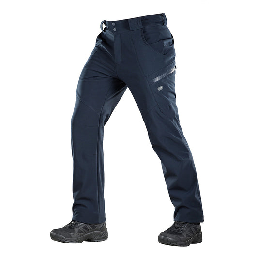 Pantaloni Soft Shell Winter M-Tac - Dark Navy Blue, Fleece