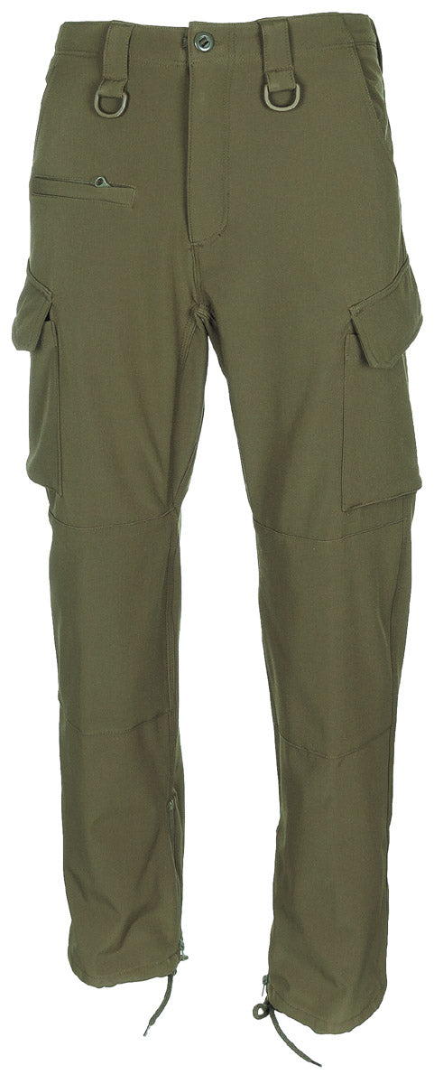 Pantaloni Softshell Allround Oliv MFH - Impermeabili, Rezistenți la Vânt