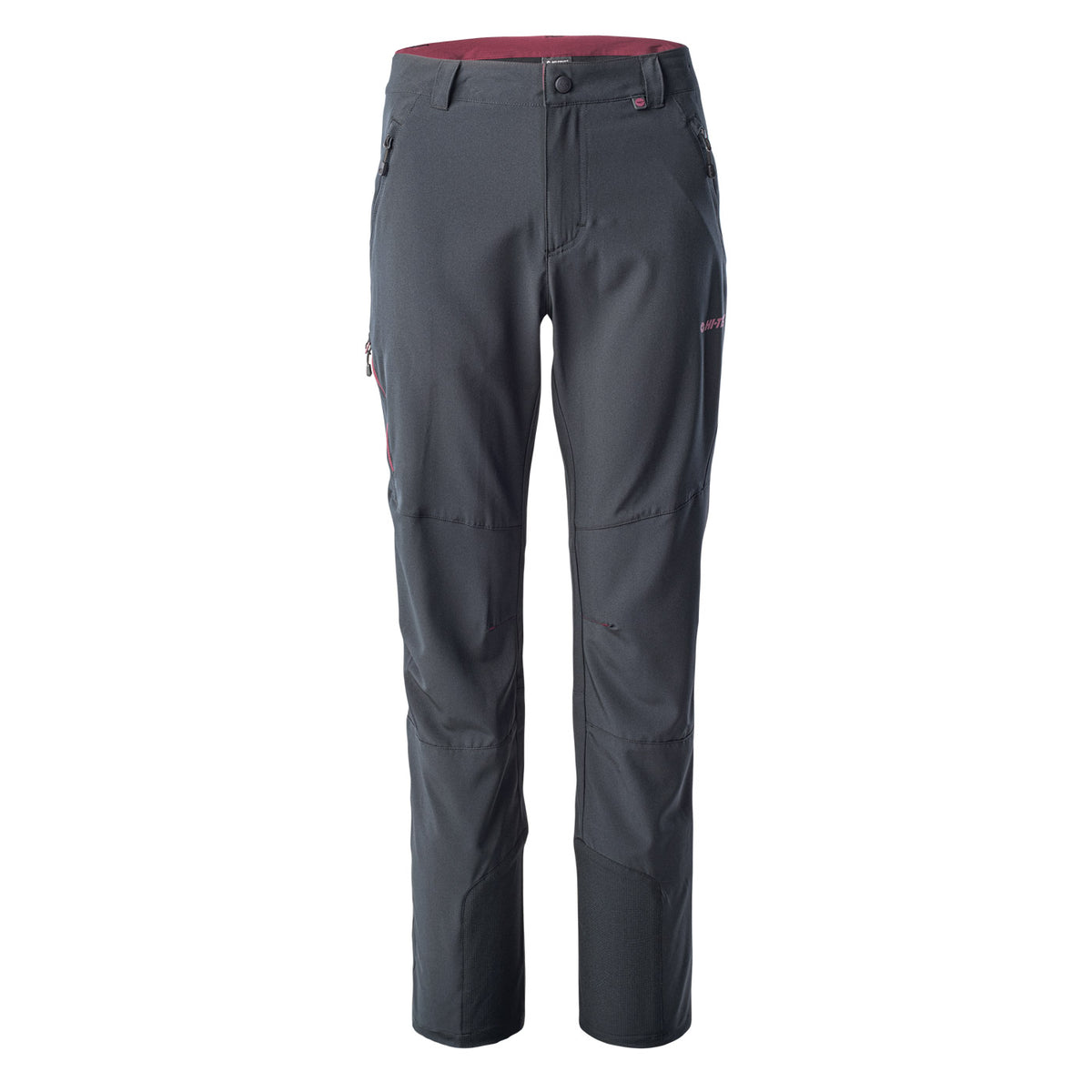Pantaloni Softshell Femei LADY ANON HI-TEC - Stretch 4 Căi, Elemente Reflectorizante - 1
