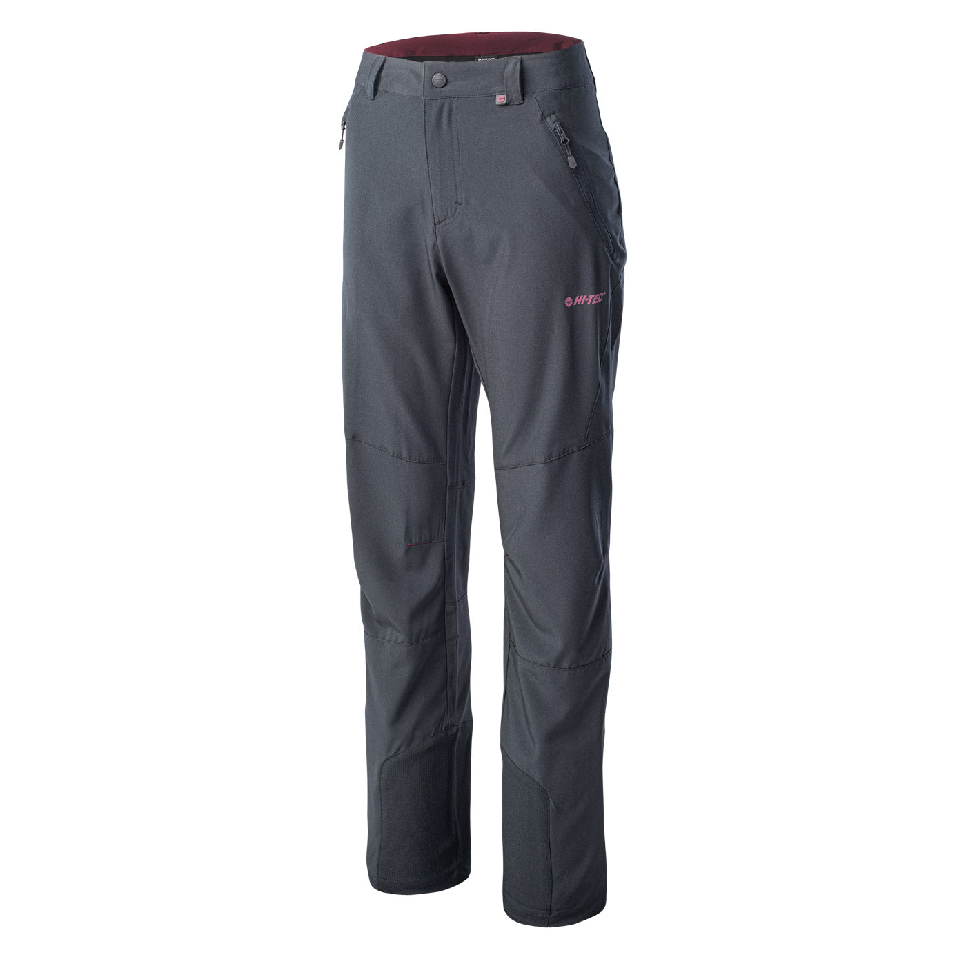 Pantaloni Softshell Femei LADY ANON HI-TEC - Stretch 4 Căi, Elemente Reflectorizante - 2