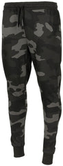 Pantaloni Sport Jogger Dark Camo MFH - 60% Bumbac, Talie Elastică
