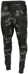 Pantaloni Sport Jogger Dark Camo MFH - 60% Bumbac, Talie Elastică