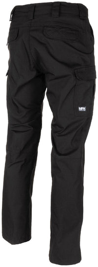 Pantaloni Tactici Attack Negru MFH Professional - Teflon, Rip Stop