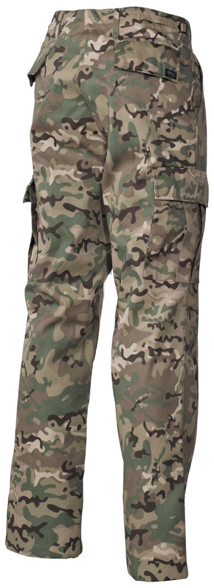 Pantaloni Tactici BDU operation-camo MFH - Fermoar, Talie ajustabilă