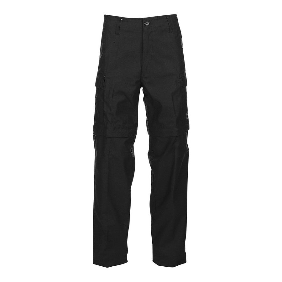 Pantaloni Tactici Convertibili Afritsbroek Negru Military-Shop - Adaptabilitate Fără Compromis