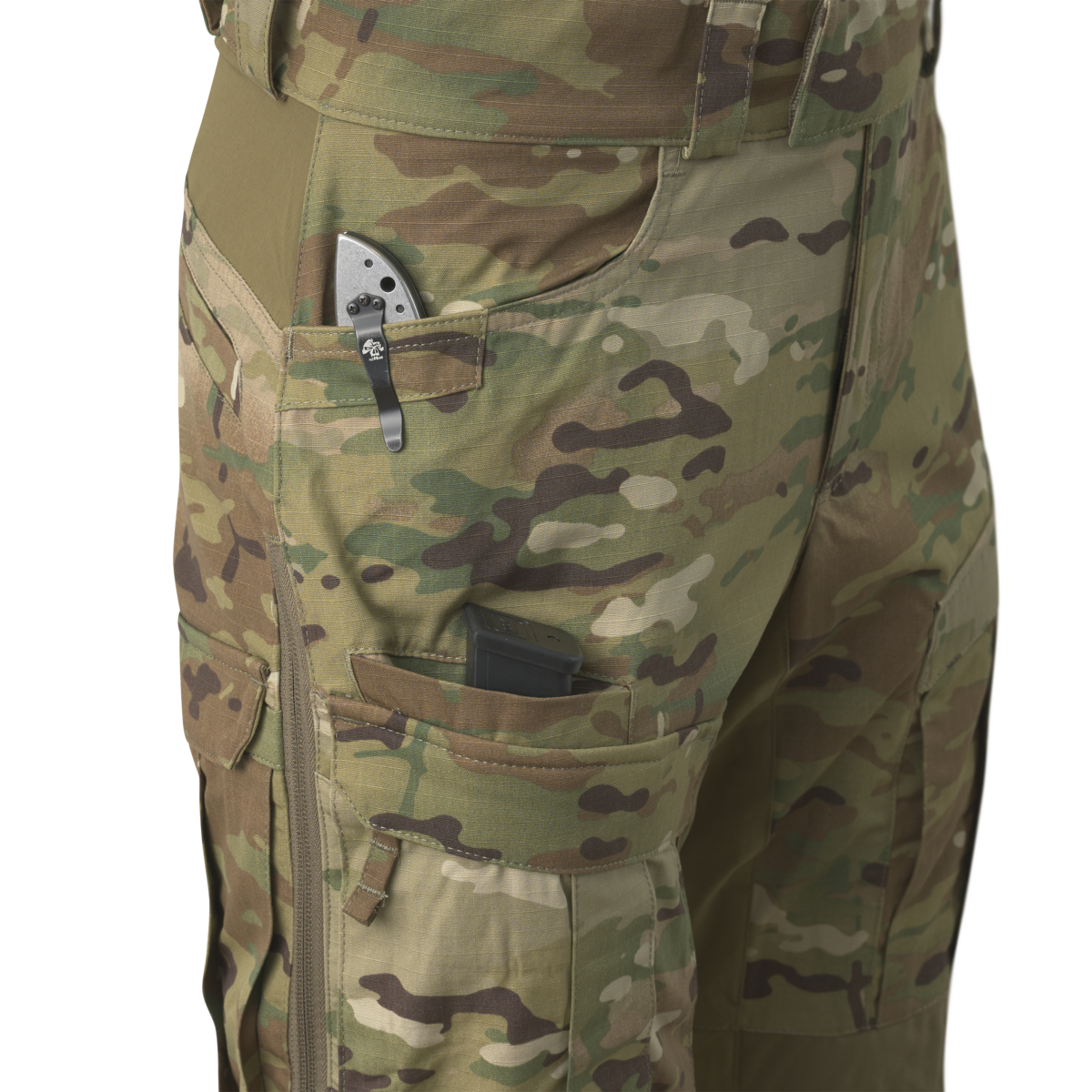 Pantaloni Tactici Helikon-Tex MCDU NyCo Ripstop Woodland
