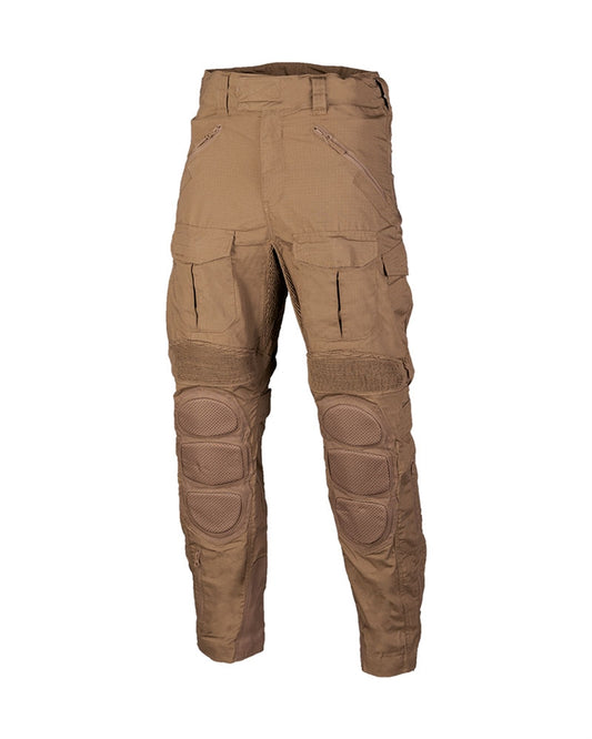 Pantaloni Tactici Mil-Tec Chimera – Rip-Stop, Genunchiere EVA, Dark Coyote