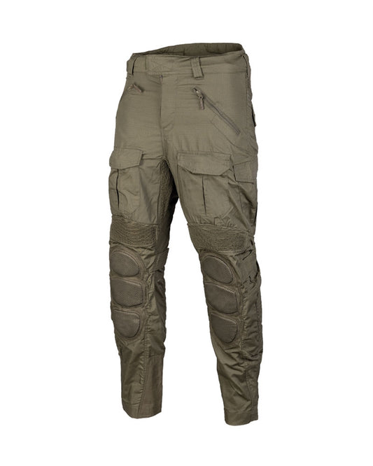 Pantaloni Tactici Mil-Tec Chimera – Rip-Stop, Genunchiere EVA, Oliv