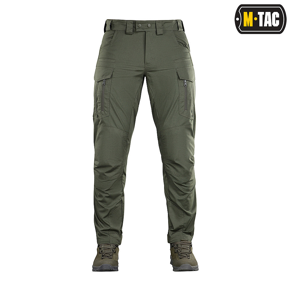 Pantaloni Tactici Patriot Gen II Flex M-Tac Oliv – Rip-Stop, 8 Buzunare - poza 3