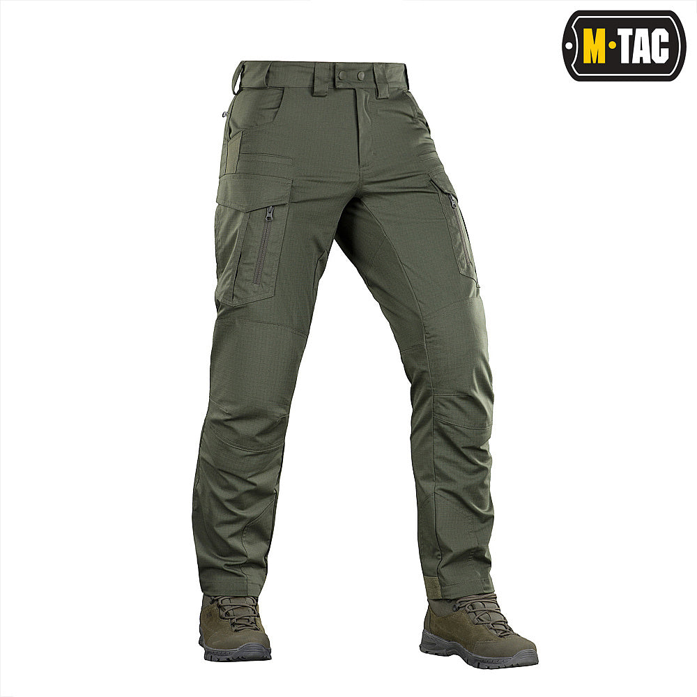 Pantaloni Tactici Patriot Gen II Flex M-Tac Oliv – Rip-Stop, 8 Buzunare - poza 4