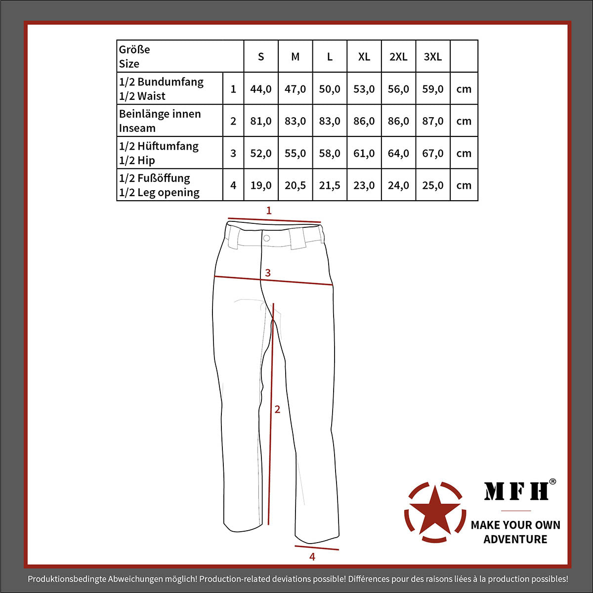 Pantaloni Tactici "Storm" Negru MFHProfessional - Rip Stop, Fermoare YKK