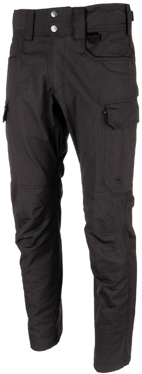 Pantaloni Tactici "Storm" Negru MFHProfessional - Rip Stop, Fermoare YKK