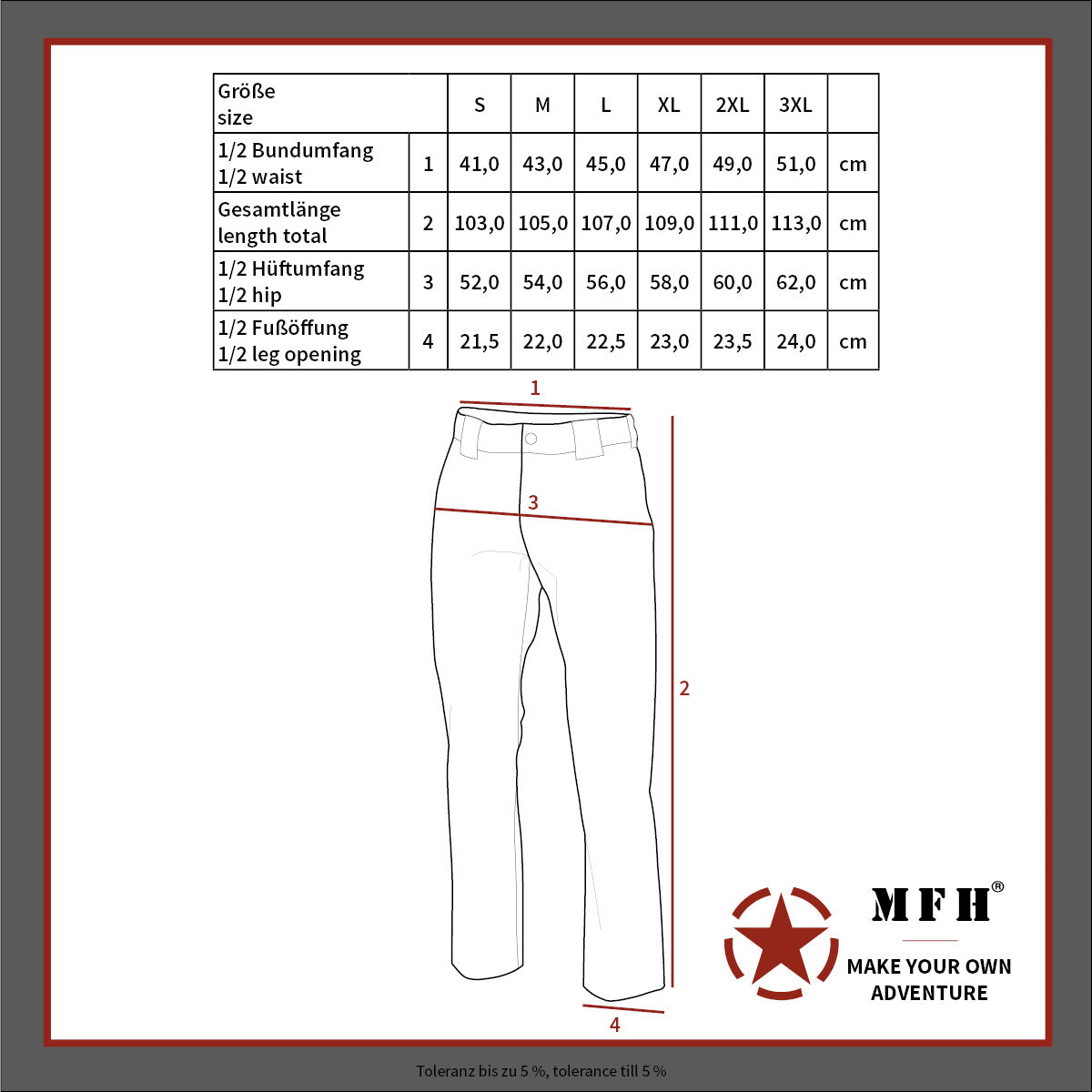 Pantaloni Tactici Tactical Attack Khaki MFHProfessional - Teflon, Rip Stop