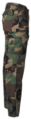 Pantaloni Tactici US BDU Woodland MFH - Talie Ajustabilă, 6 Buzunare