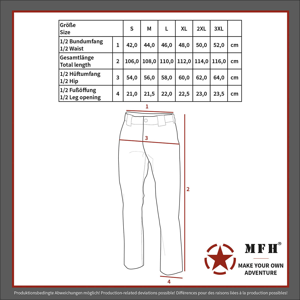 Pantaloni Termici "Commander" Oliv MFH - Windproof, Water-repellent
