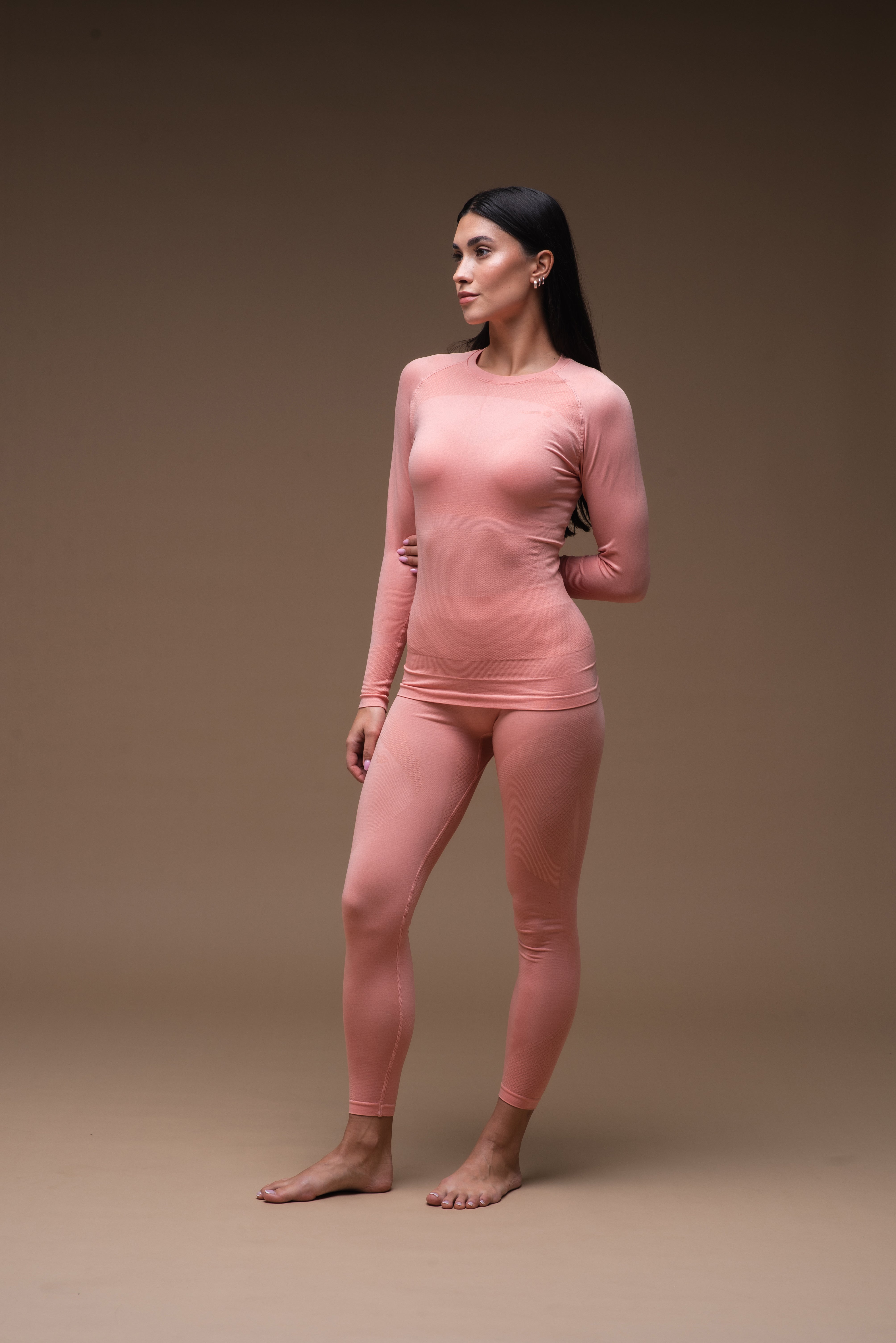 Pantaloni Termici Femei GAMBELL W BOTTOM IGUANA - Fără Cusături - 8