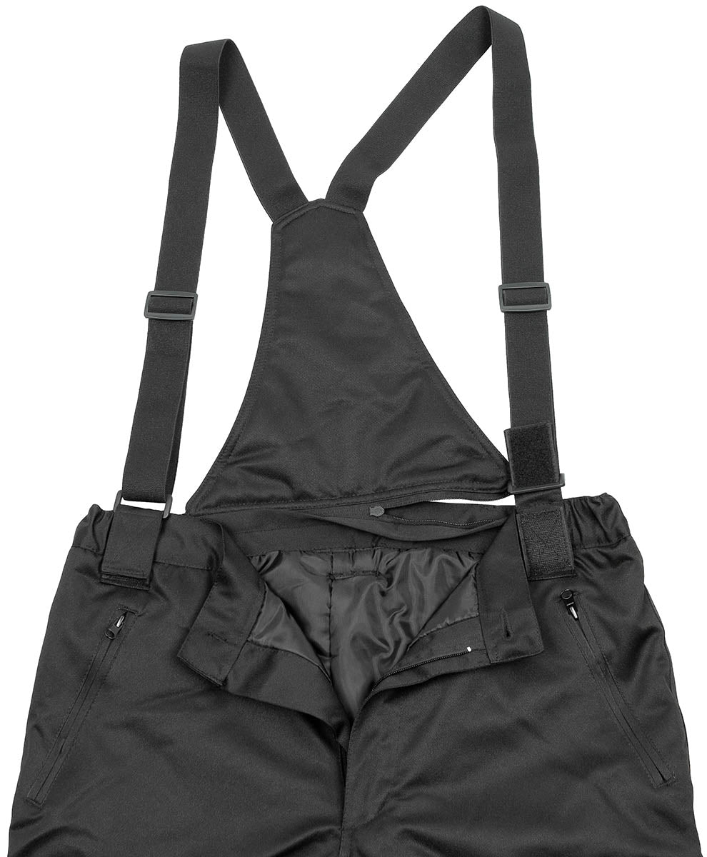 Pantaloni Termici Polar Negri MFH - Windproof, Impermeabili