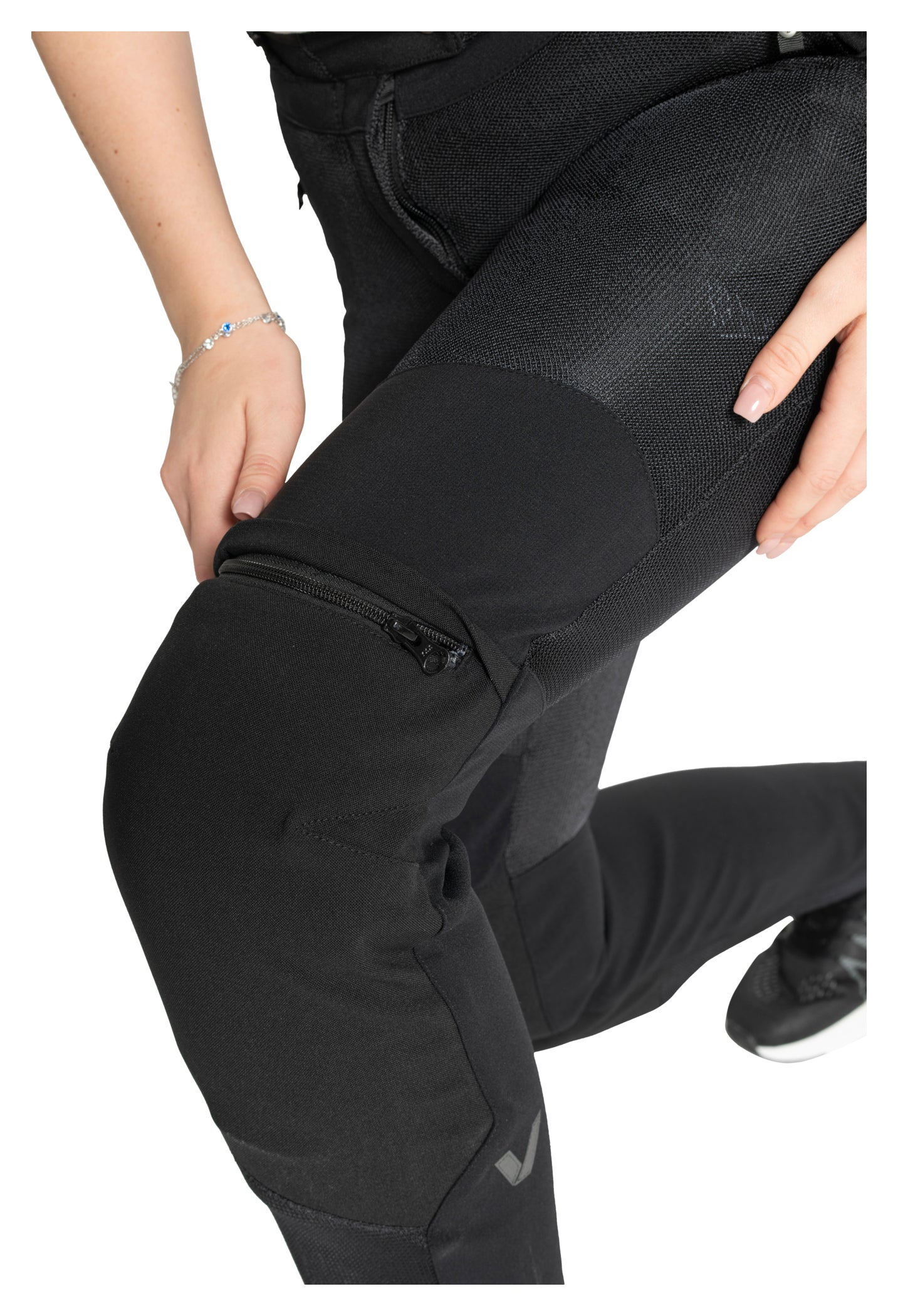 Pantaloni Textil Moto Femei Vanucci VAT-1 - Aerisiți și Elastici