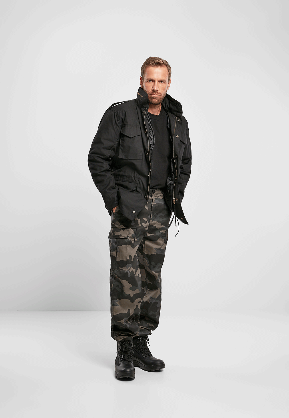 Pantaloni US Ranger Dark Camo Brandit - Durabilitate Certificată