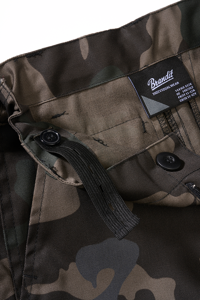 Pantaloni US Ranger Dark Camo Copii Brandit - Aventura si Durabilitate