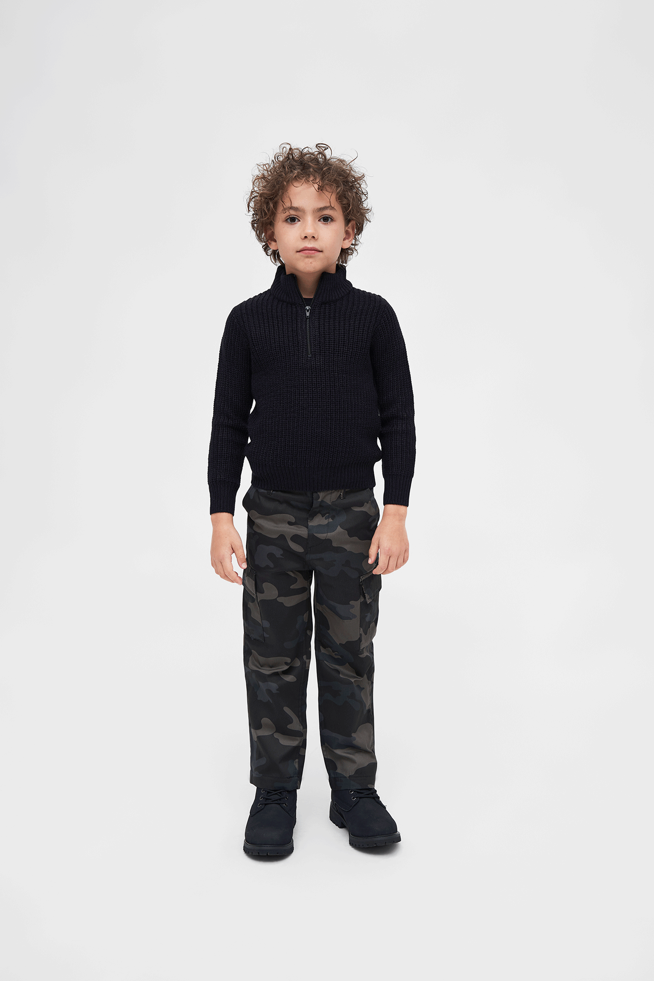 Pantaloni US Ranger Dark Camo Copii Brandit - Aventura si Durabilitate