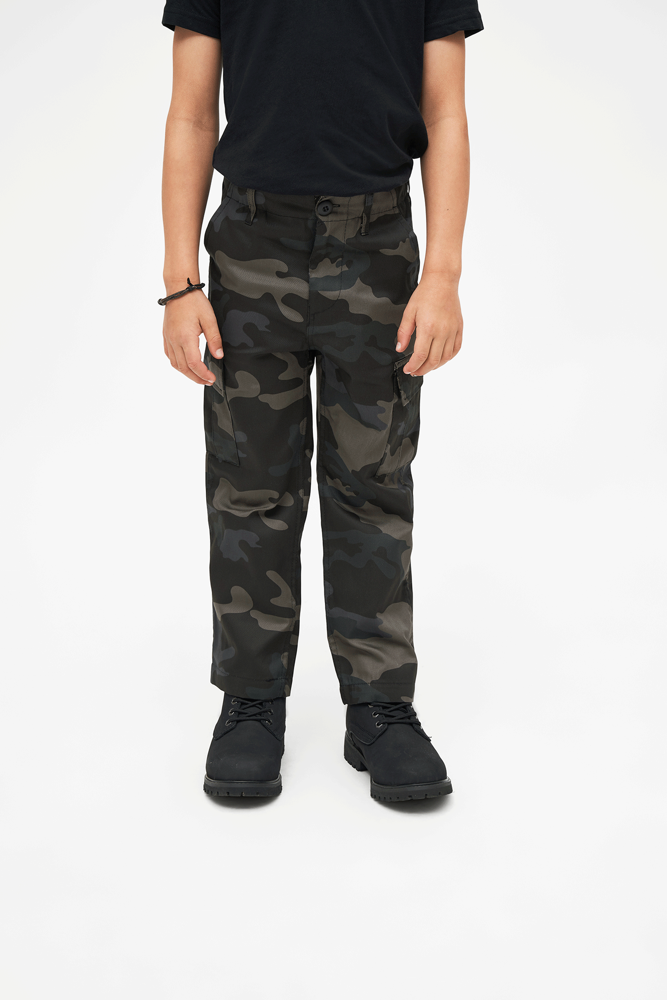 Pantaloni US Ranger Dark Camo Copii Brandit - Aventura si Durabilitate