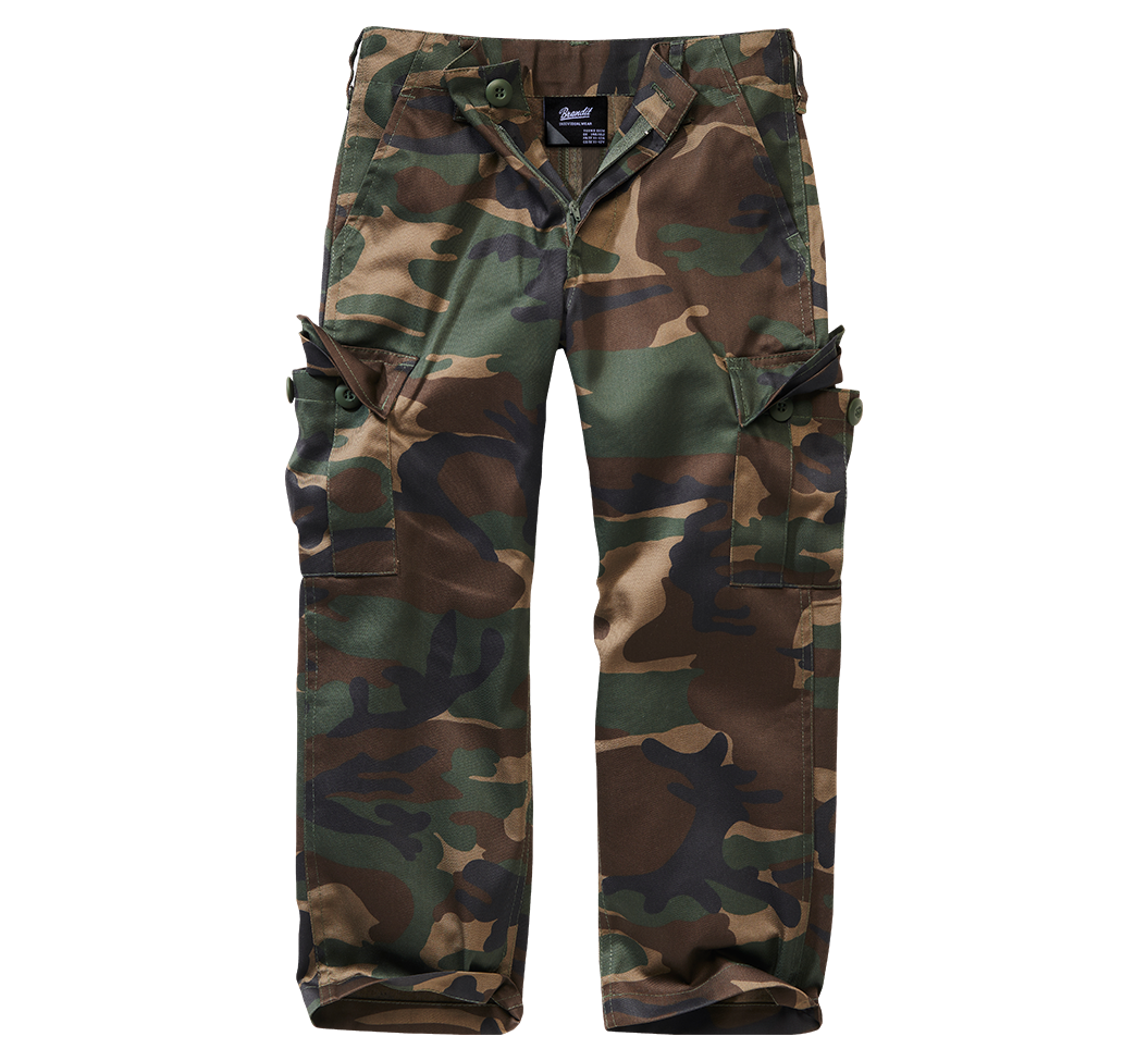 Pantaloni US Ranger Woodland Copii Brandit - Durabilitate Aventura