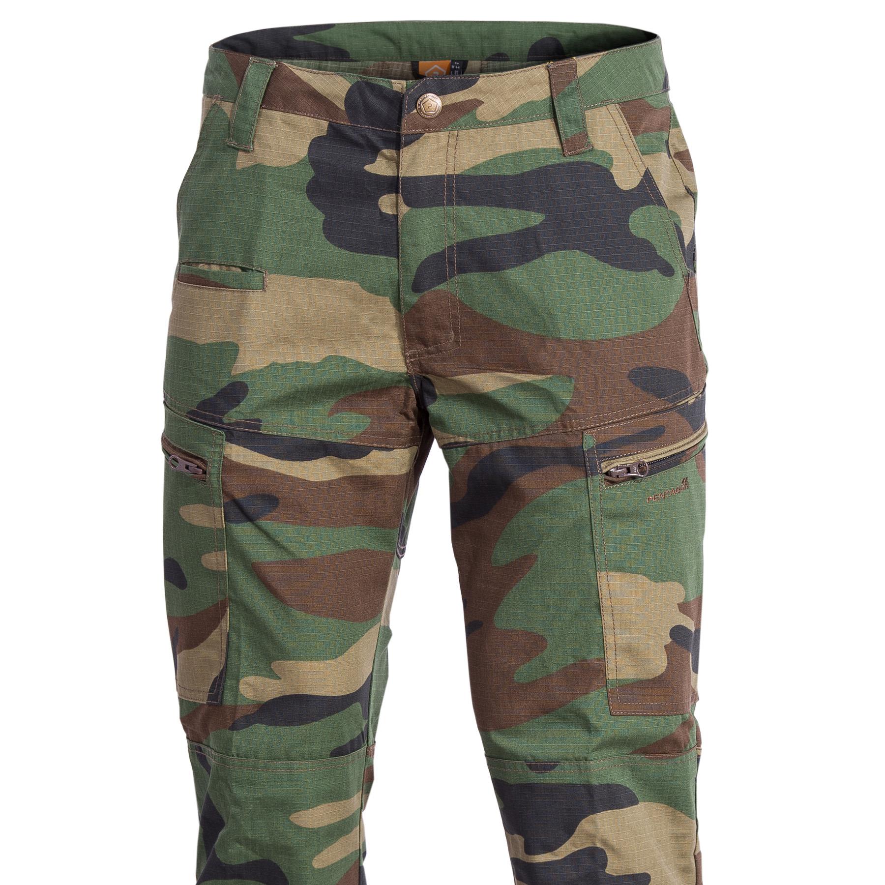 Pantaloni Ypero Pants -Camo Woodland Pentagon Tactical - Performanță și Ventilație Optimă în orice Mediu